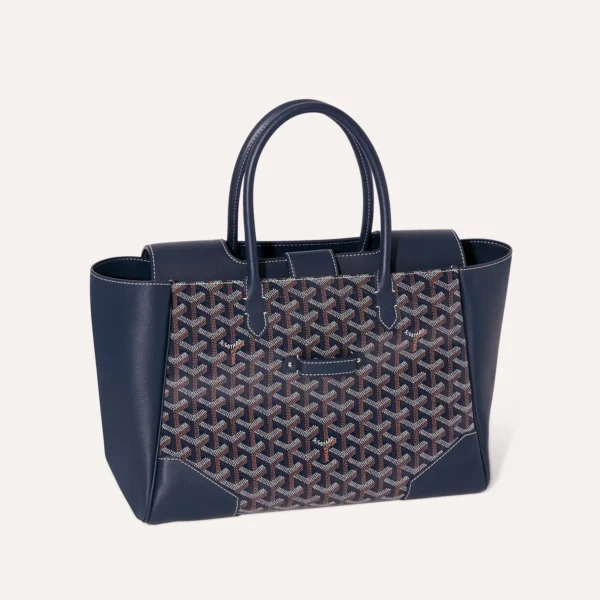 Goyard Saigon Tote Bag Navy Blue