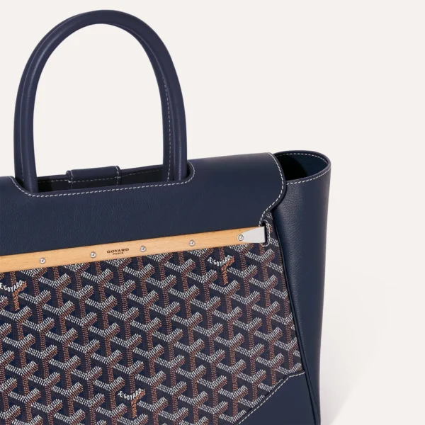 Goyard Saigon Tote Bag Navy Blue