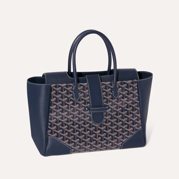 Goyard Saigon Tote Bag Navy Blue