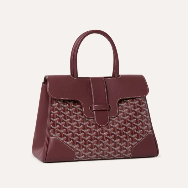 Goyard Saigon Tote Bag Burgundy