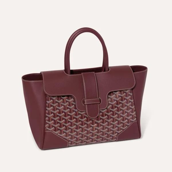 Goyard Saigon Tote Bag Burgundy