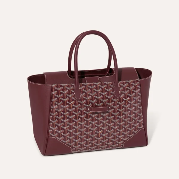 Goyard Saigon Tote Bag Burgundy