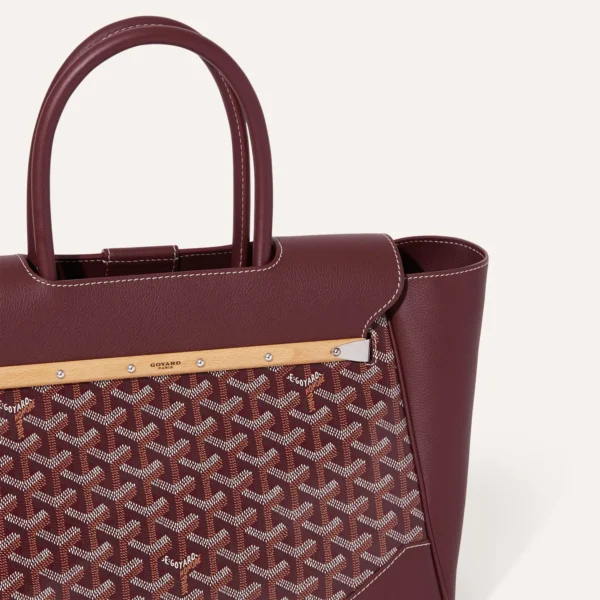 Goyard Saigon Tote Bag Burgundy