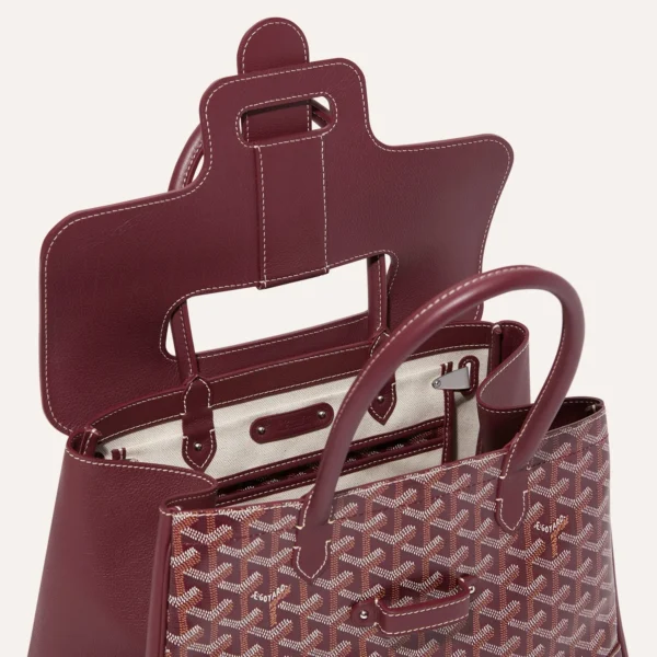 Goyard Saigon Tote Bag Burgundy