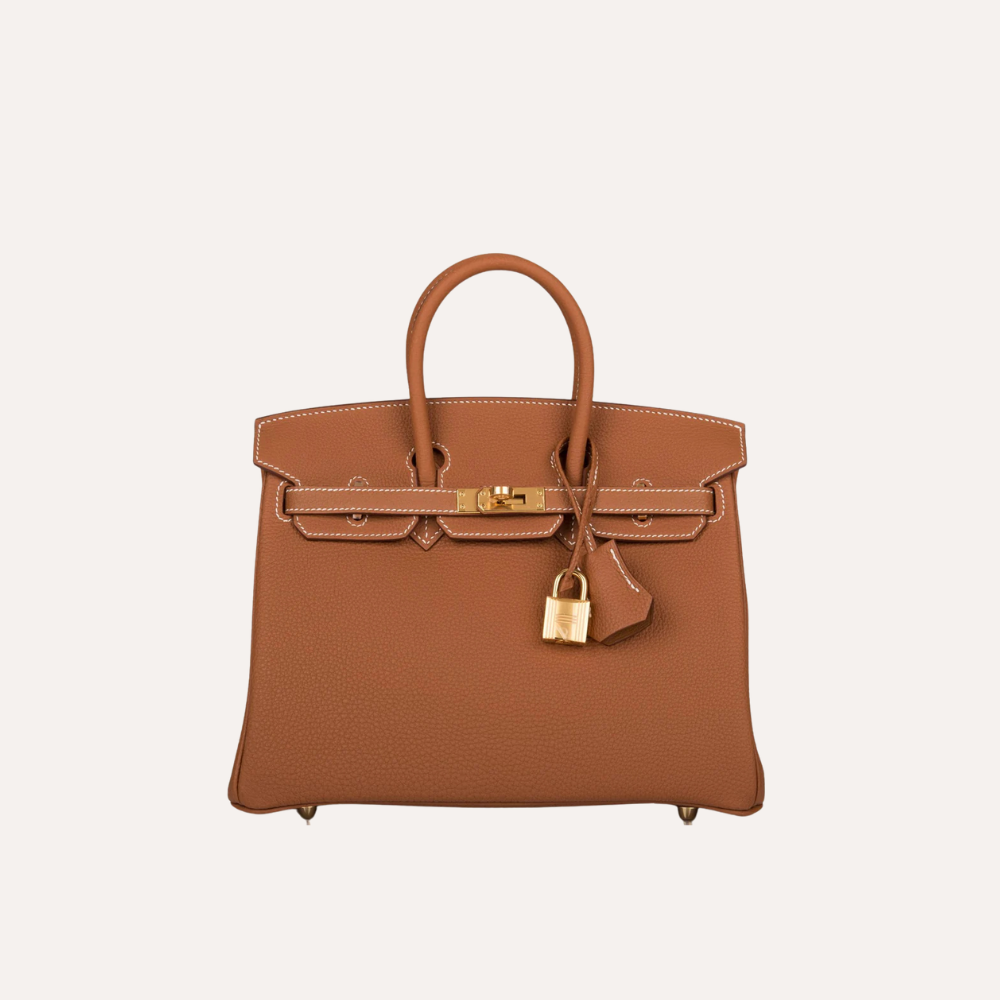 Hermes Birkin 25 Gold Togo Gold Hardware
