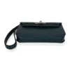 Hermes Kelly Depeche 25 Croco Vert Rousseau Palladium Hardware