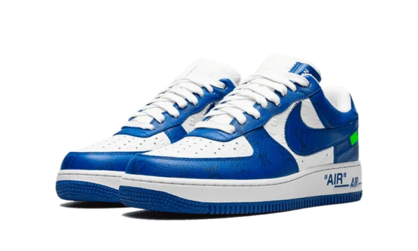 Louis Vuitton Nike Air Force 1 Low By Virgil Abloh White Royal