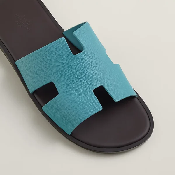 Hermes Izmir Bleu Minéral / Marron Ébène