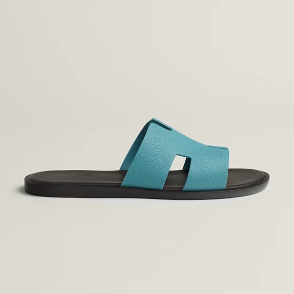 Hermes Izmir Bleu Minéral / Marron Ébène