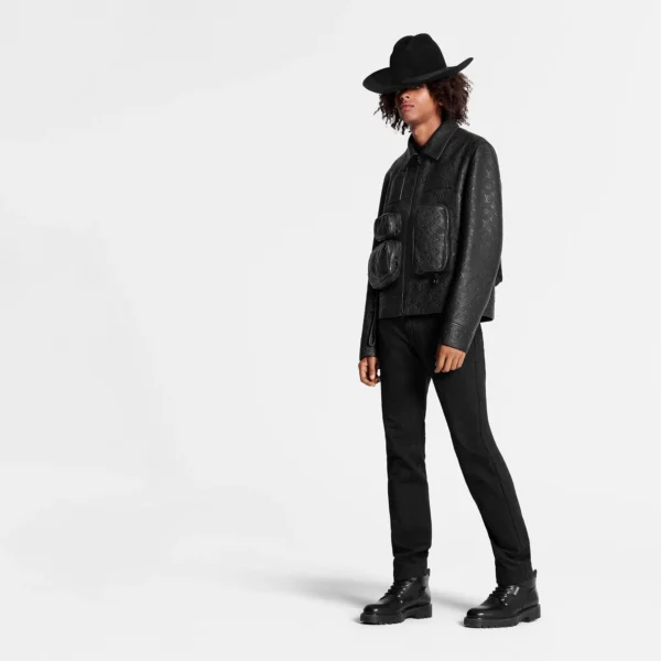 Louis Vuitton  Monogram Embossed Utility Jacket
