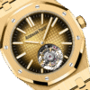 Audemars Piguet Royal Oak Flying Tourbillon 41mm, Yellow Gold, Smoked Gold-Toned Dial