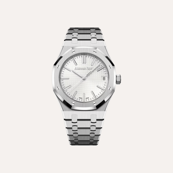 Audemars Piguet Royal Oak Selfwinding 41mm, Stainless Steel, Silver-Toned "Grande Tapisserie" Dial