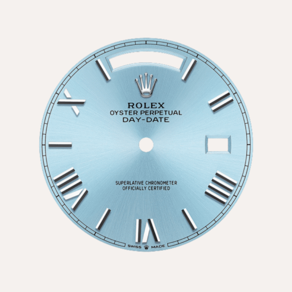 Rolex Day-Date 40 228236 Platinum with Ice Blue Roman Dial