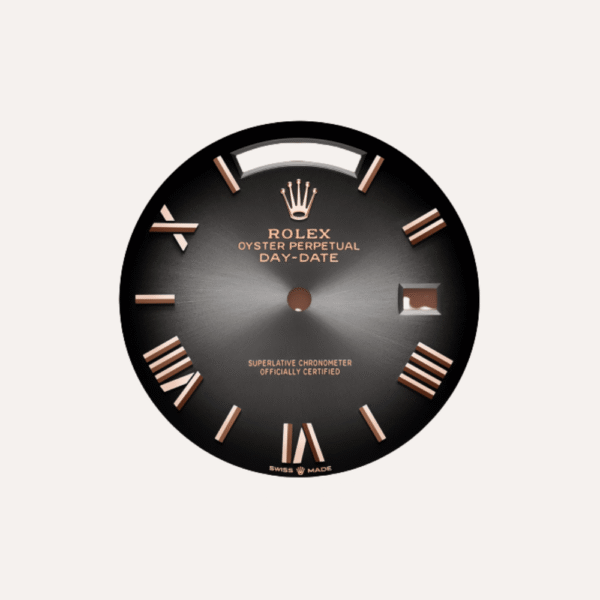 Rolex Day-Date 40 228235 18K Rose Gold with Slate Ombre Roman Dial