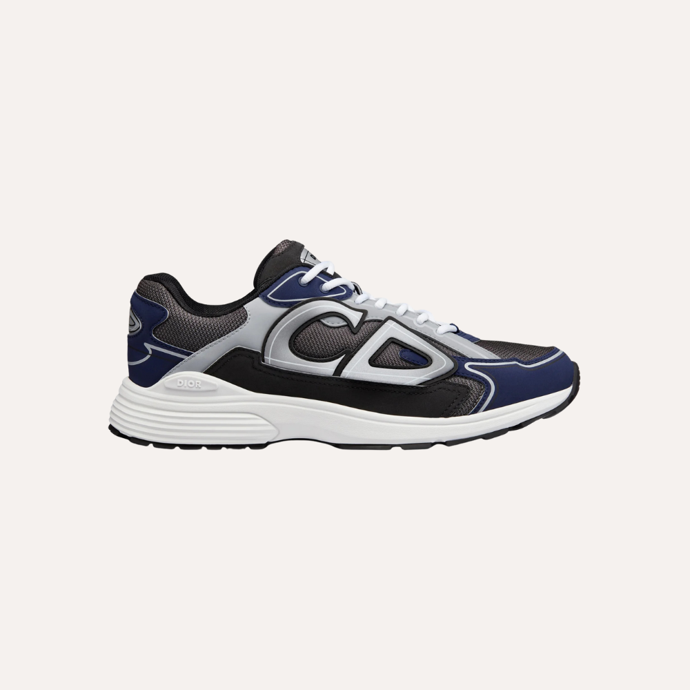 Dior B30 Technical Mesh Black Blue Grey Trainer