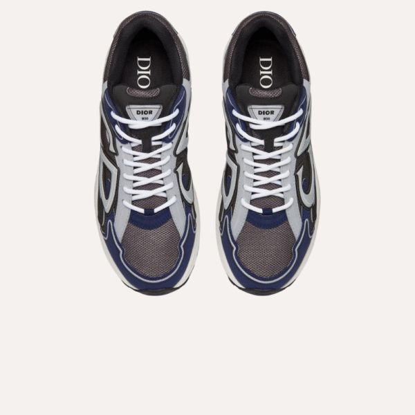 Dior B30 Technical Mesh Black Blue Grey Trainer