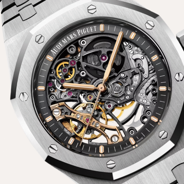 Audemars Piguet Double Balance Wheel Openworked 41mm, Stainless Steel, Grey Dial