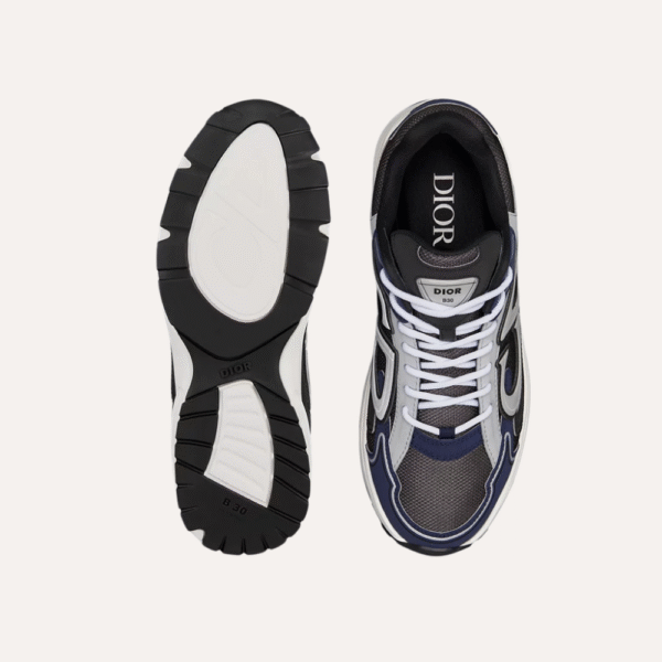 Dior B30 Technical Mesh Black Blue Grey Trainer