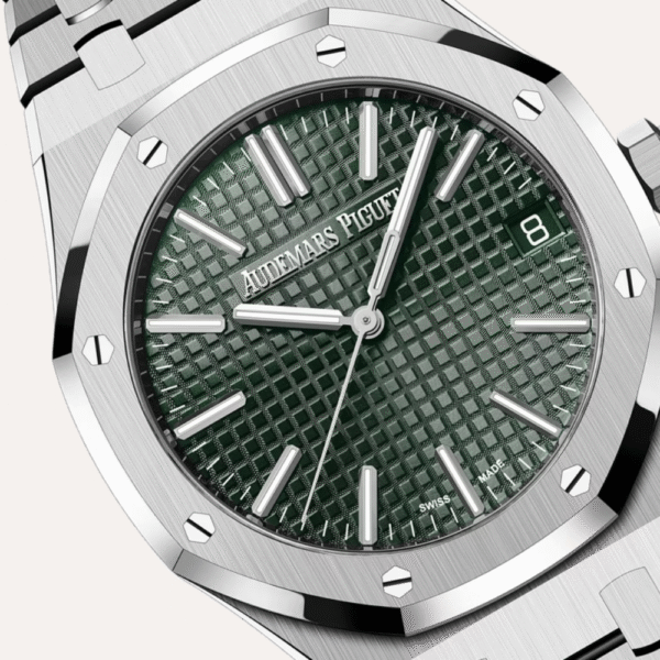 Audemars Piguet Royal Oak Selfwinding 41mm, Stainless Steel, Khaki "Grande Tapisserie" Dial.