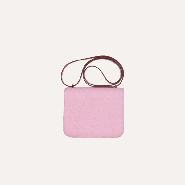 Hermès Constance 18 Mauve Sylvestre Epsom Rose Gold Hardware