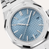 Audemars Piguet Royal Oak Selfwinding 37mm, Stainless Steel, Light Blue "Grande Tapisserie" Dial.