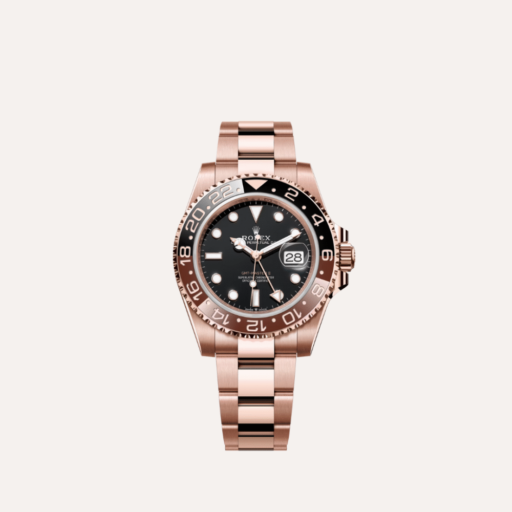 Rolex GMT-Master II 40mm 18K Rose Gold "Root Beer"  Oyster 126715CHNR