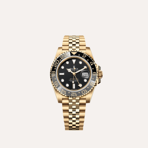 Rolex GMT-Master II 40mm Yellow Gold and Black Dial  Jubilee 126718GRNR