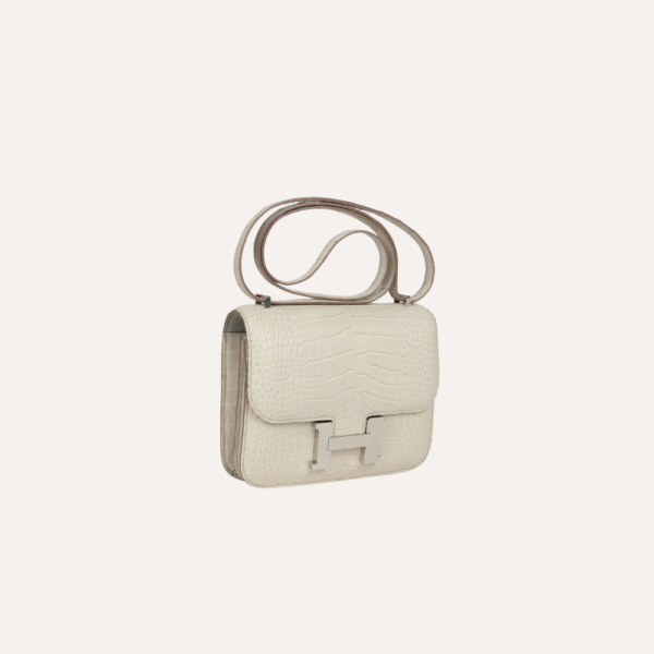 Hermès Constance 18 Beton Matte Alligator Palladium Hardware