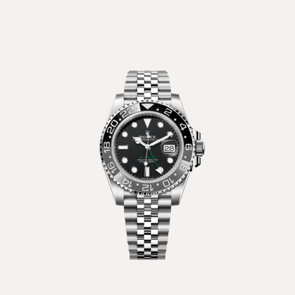 Rolex GMT-Master II "Bruce Wayne" Black Bezel Black Dial Steel Ceramic Jubilee 126710GRNR