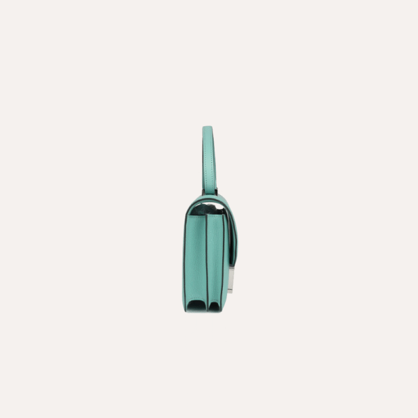 Hermès Constance 18 Aqua Chevre Palladium Hardware