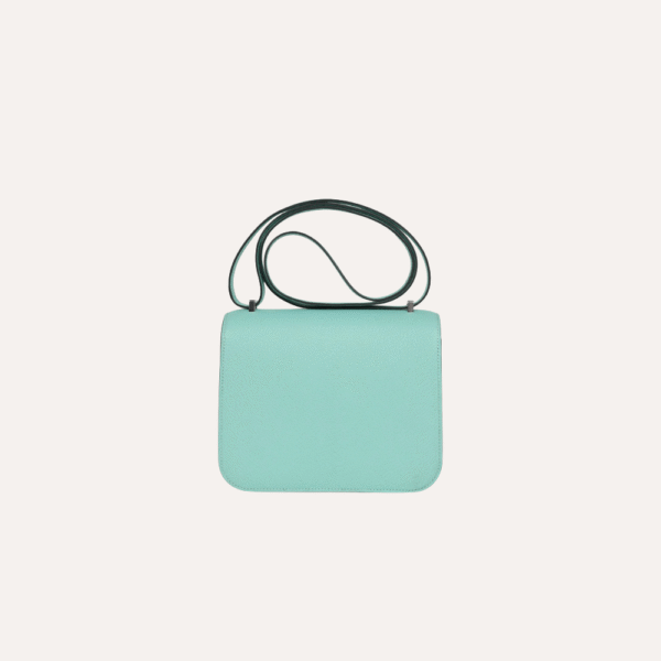 Hermès Constance 18 Aqua Chevre Palladium Hardware