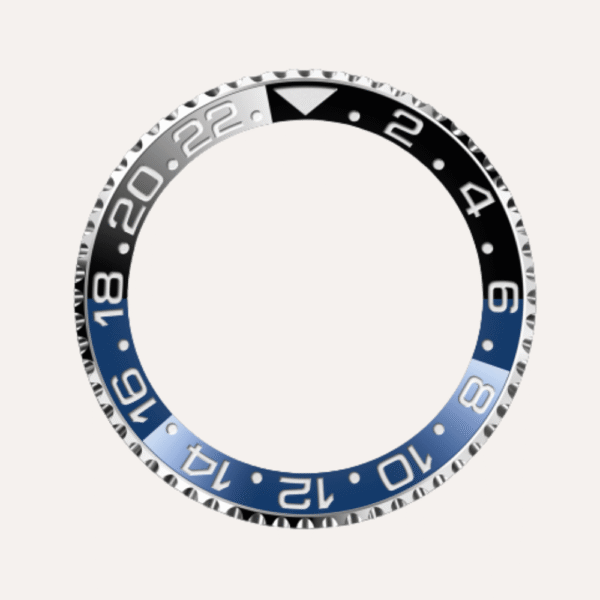 Rolex GMT-Master II "Batgirl" Black & Blue Bezel Stainless Steel Jubilee 126710BLNR.
