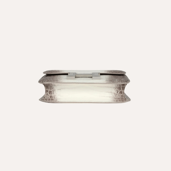 Hermès Constance 1-24 Himalaya Matte Niloticus Crocodile Palladium Hardware