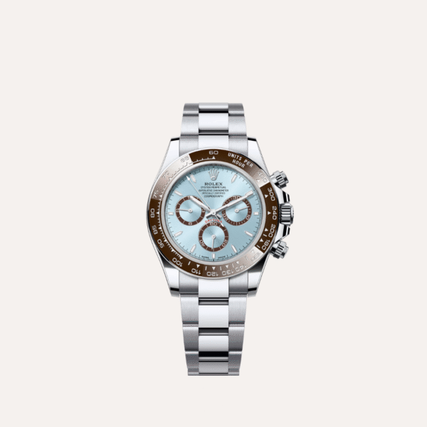 Rolex Cosmograph Daytona Platinum with Ice Blue Baguette Dial  126506